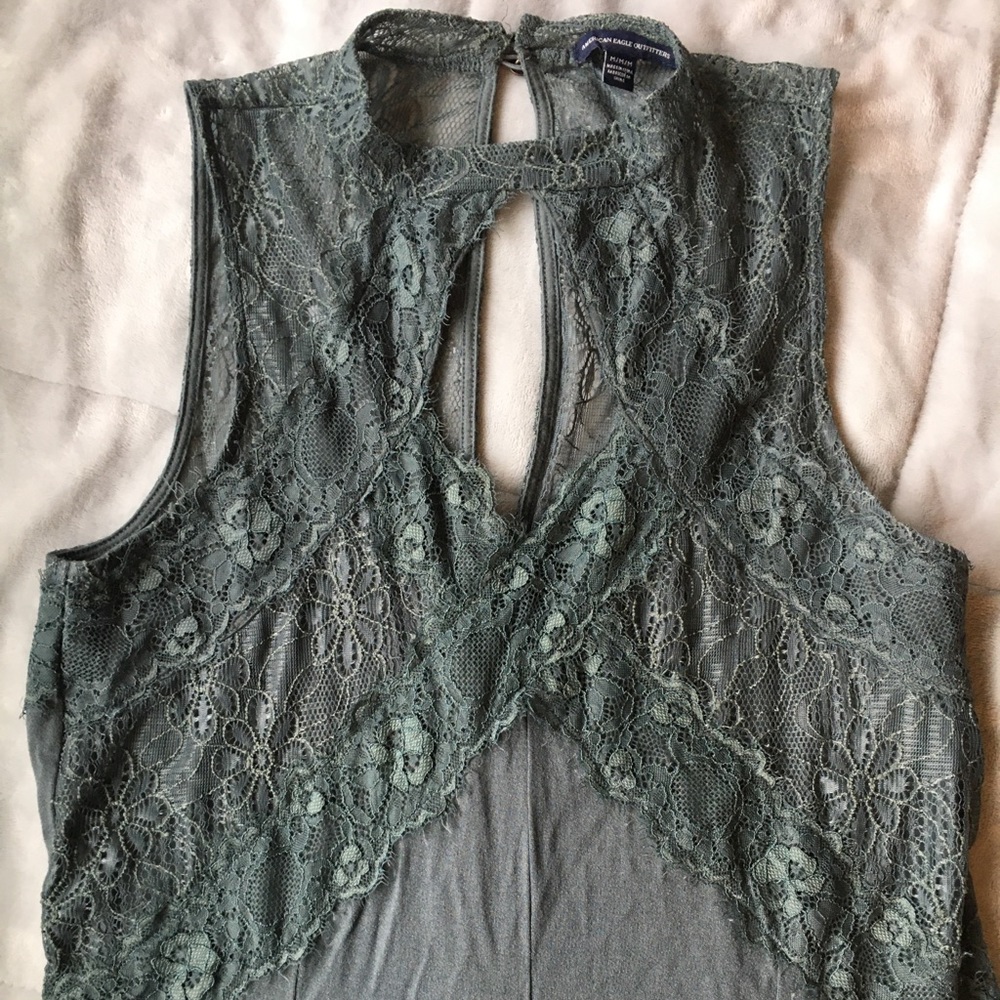 American Eagle Lace Accent Dress